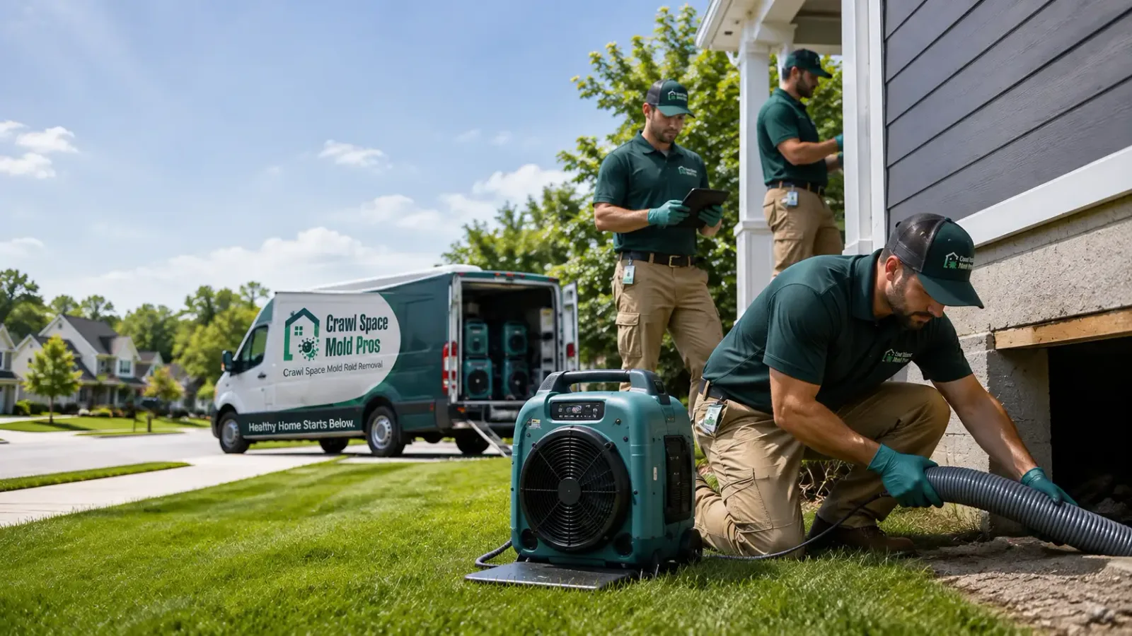 Crawl Space Mold Removal in Benton Ridge, OH